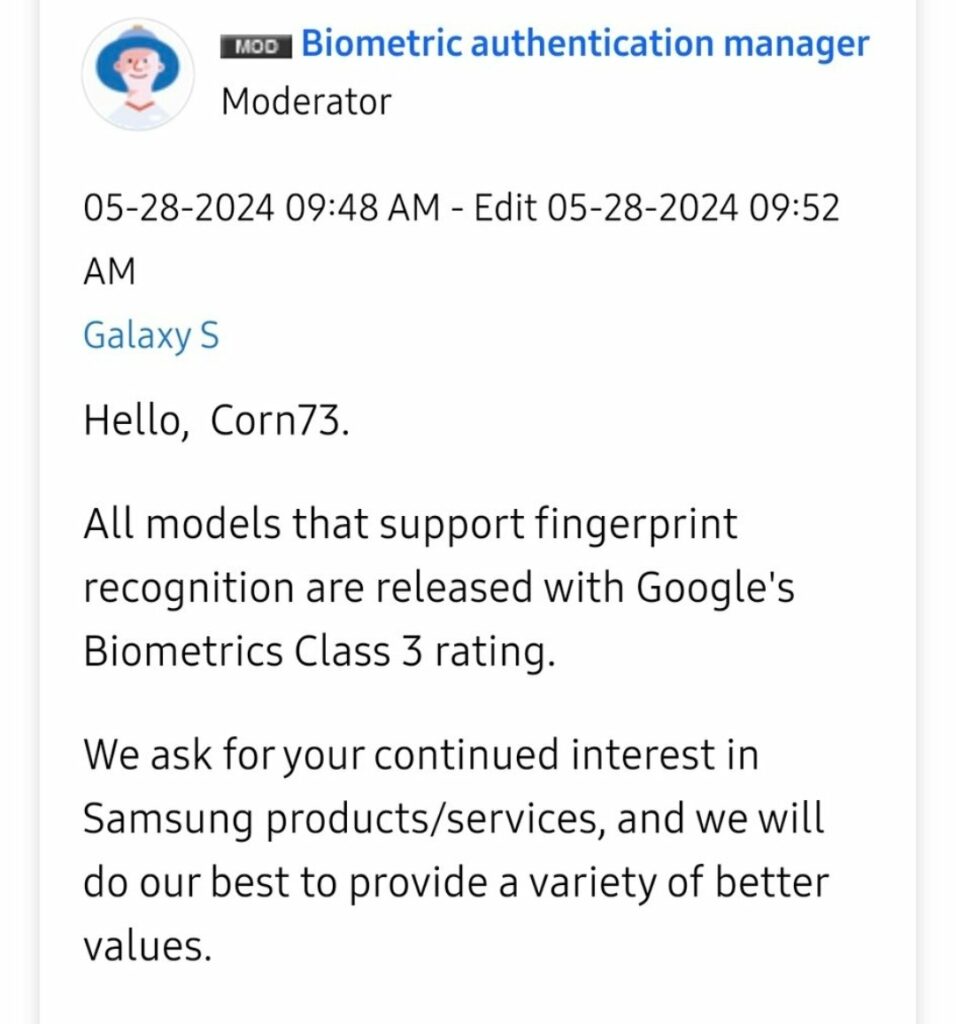 class 3 forum announcement samsung moderator class 3 announcement