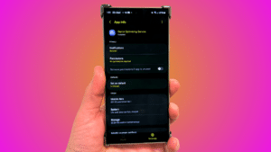 game optimization service app shown on s24 ultra