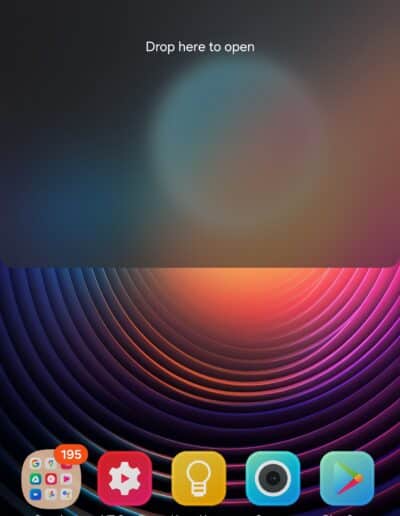 split screen for notification trick in one ui