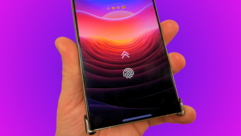 Samsung galaxy s24 ultra fingerprint sensor on lock screen