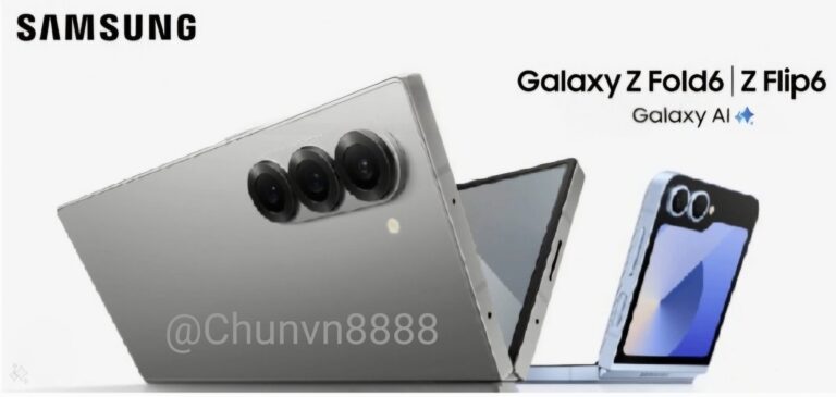 z fold 6 and z flip 6 renders