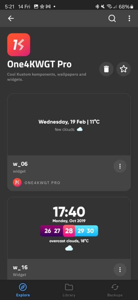 One4KWGTProapply applying one4kwgt pro