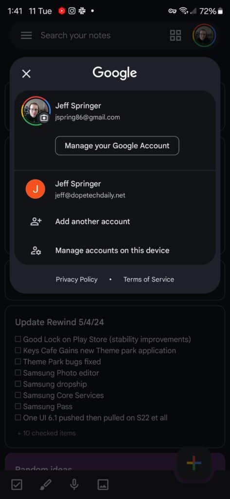 Screenshot_20240611_134140_Keep Notes keep notes flawless integration with google services