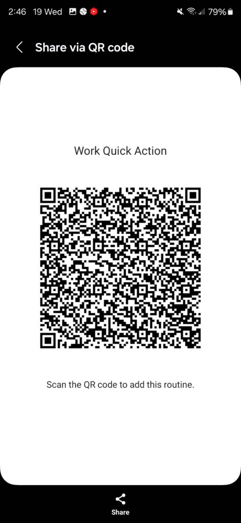 workroutinreqr work qr code
