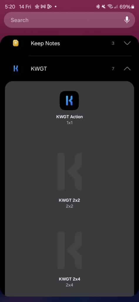 applykwgt applying kwgt widgets