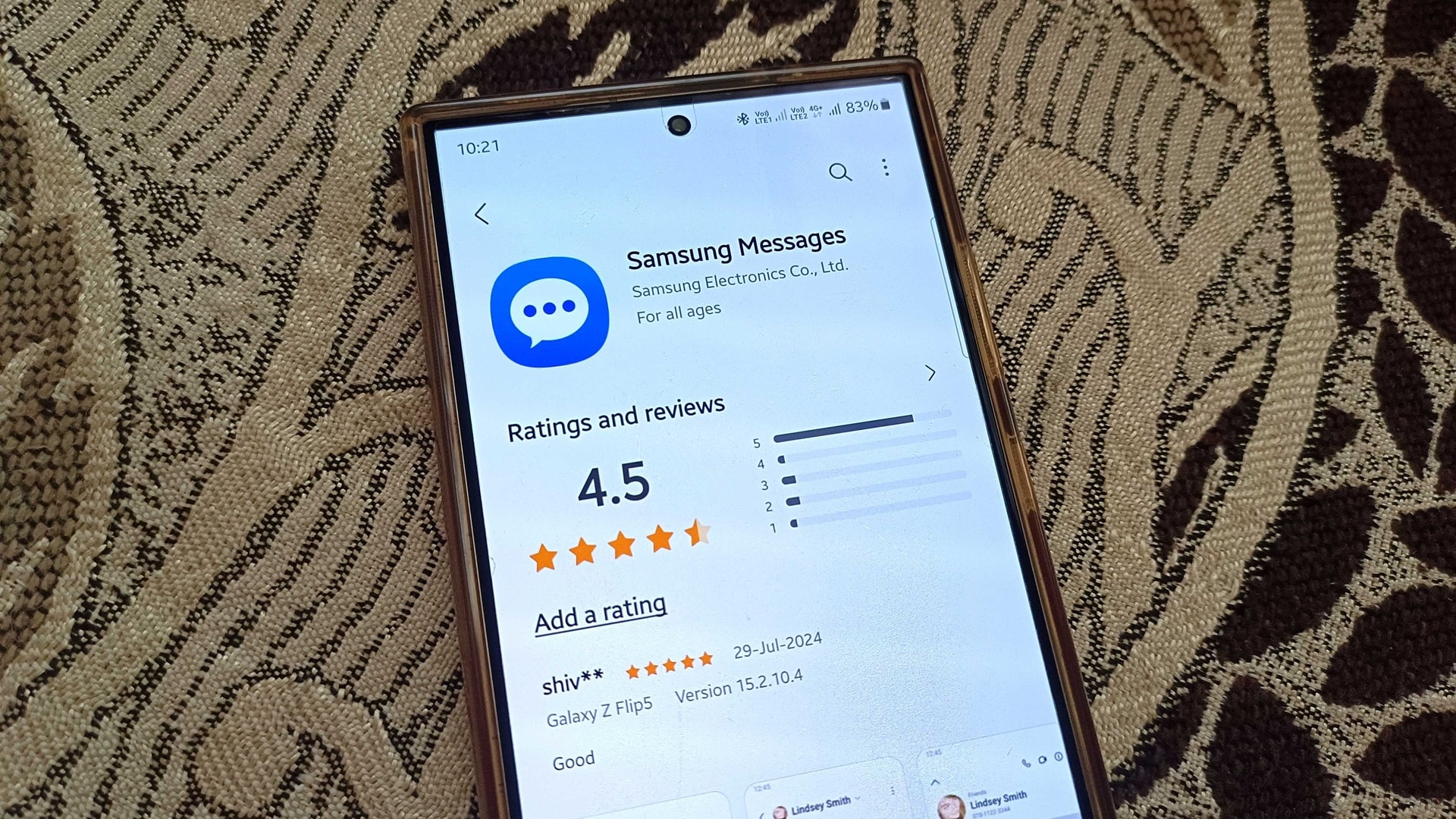 Default messaging app Samsung Messages Google Messages featured
