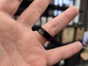GalaxyRingonweddingfinger