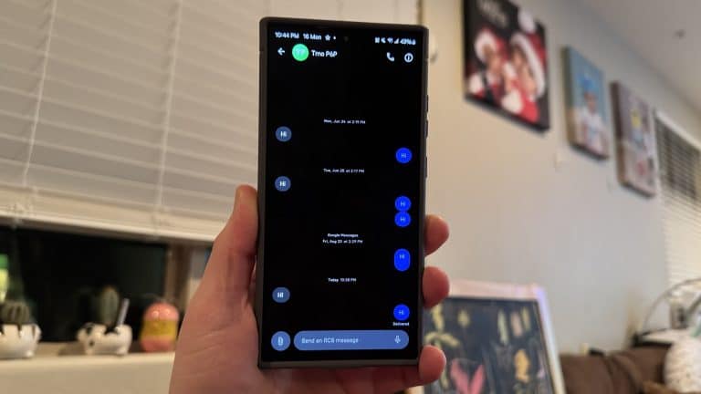 Galaxy S24 Ultra RCS From iPhone