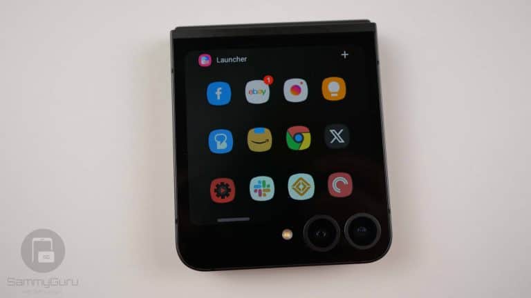 Galaxy Z Flip 6 cover screen SammyGuru