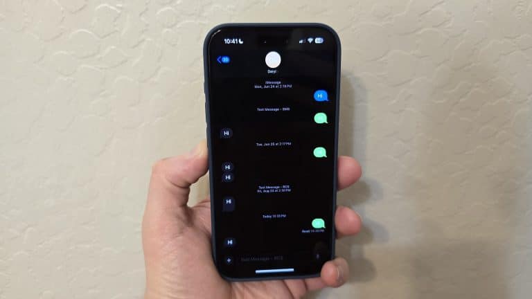 iPhone RCS From Galaxy S24 Ultra