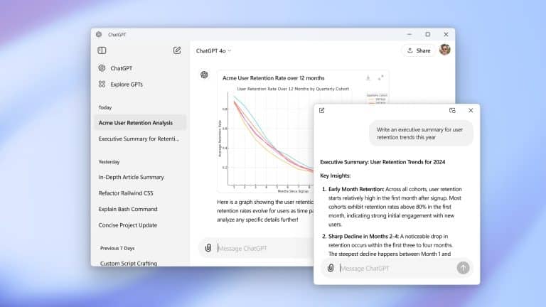 ChatGPT native app feature image