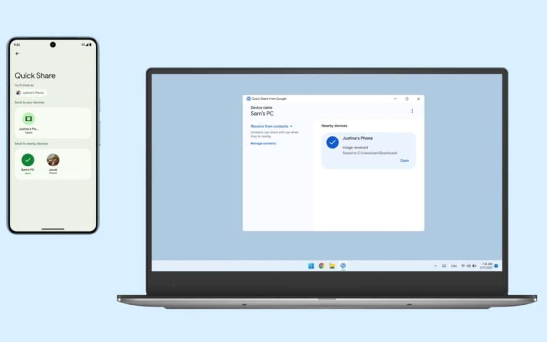 Quick Share for Windows Updated with New Features, Bug Fixes