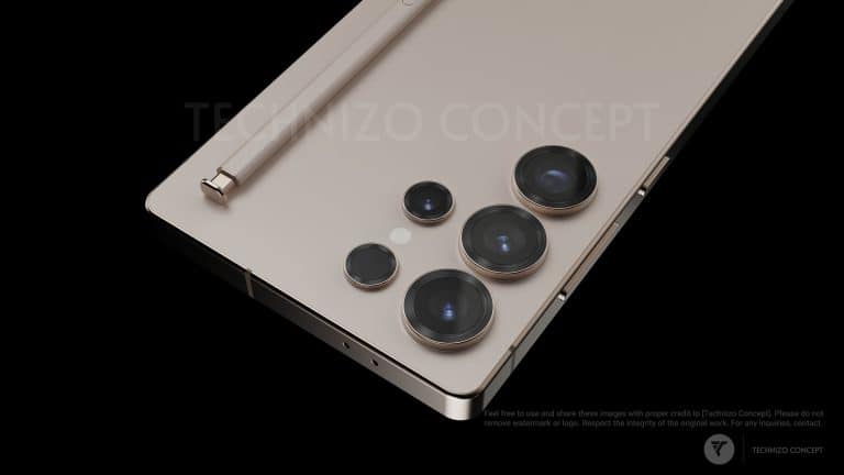 Samsung Galaxy S25 Ultra camera design concept