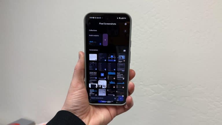 Pixel Screenshots on the Pixel 9 Pro