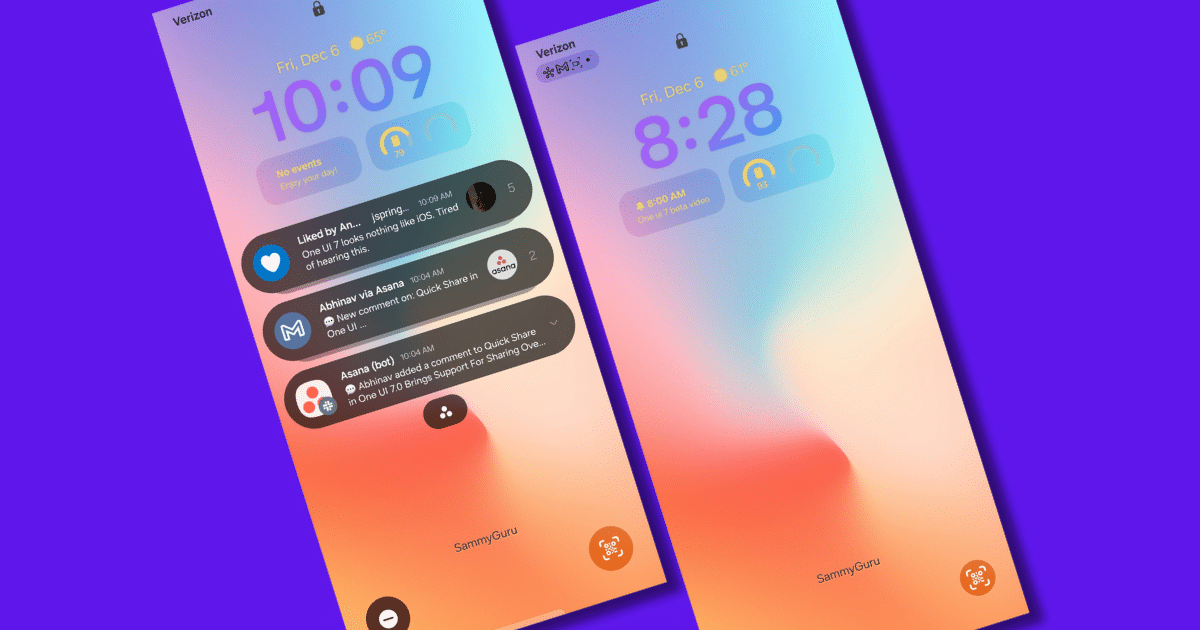 Change Lock Screen Notifications to Cards on One UI 7.0 Change Lock Screen Notifications to Cards on One UI 7.0
