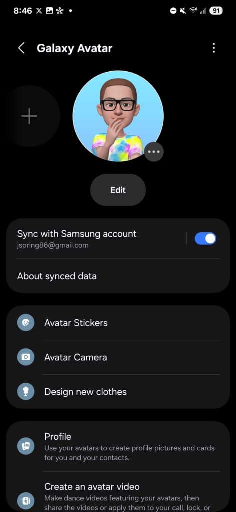 One UI 7.0 Beta Galaxy Avatar