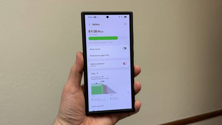 Samsung One UI 7 Battery Chart