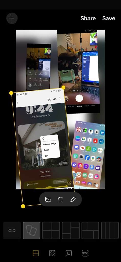 One UI 7 beta photo editor