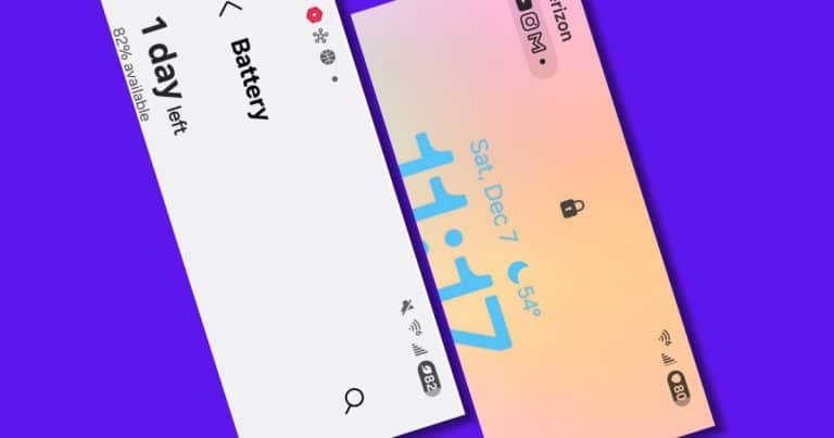 One UI 7.0 Battery Shield and Leaf