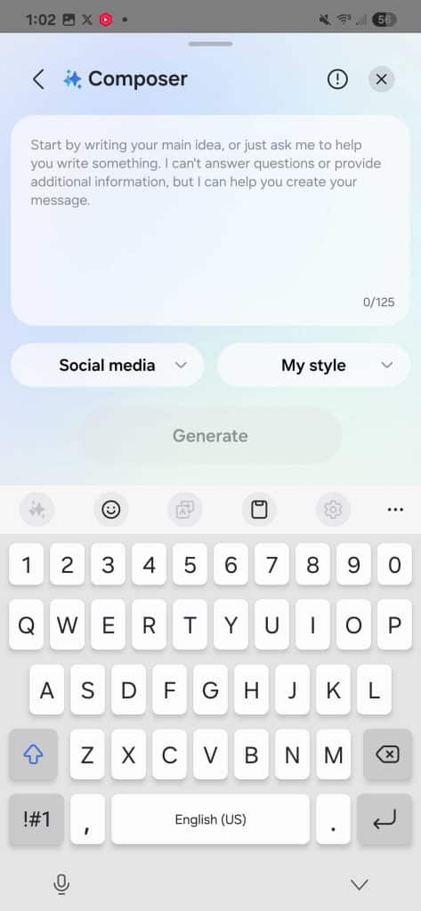 One UI 7.0 Refines Your Writing and More with Writing Assist