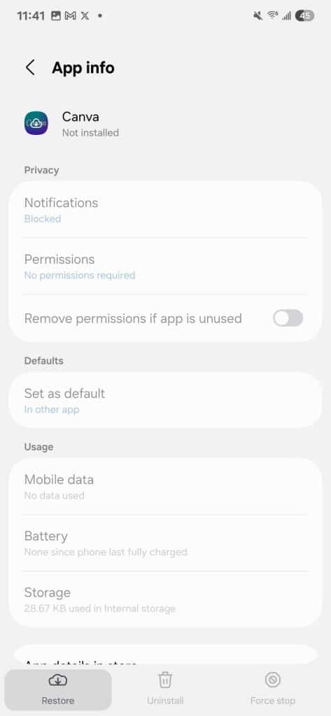 One UI 7.0 Store Apps Cloud