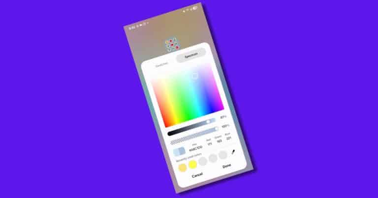 One UI 7.0’s Color Picker Tool