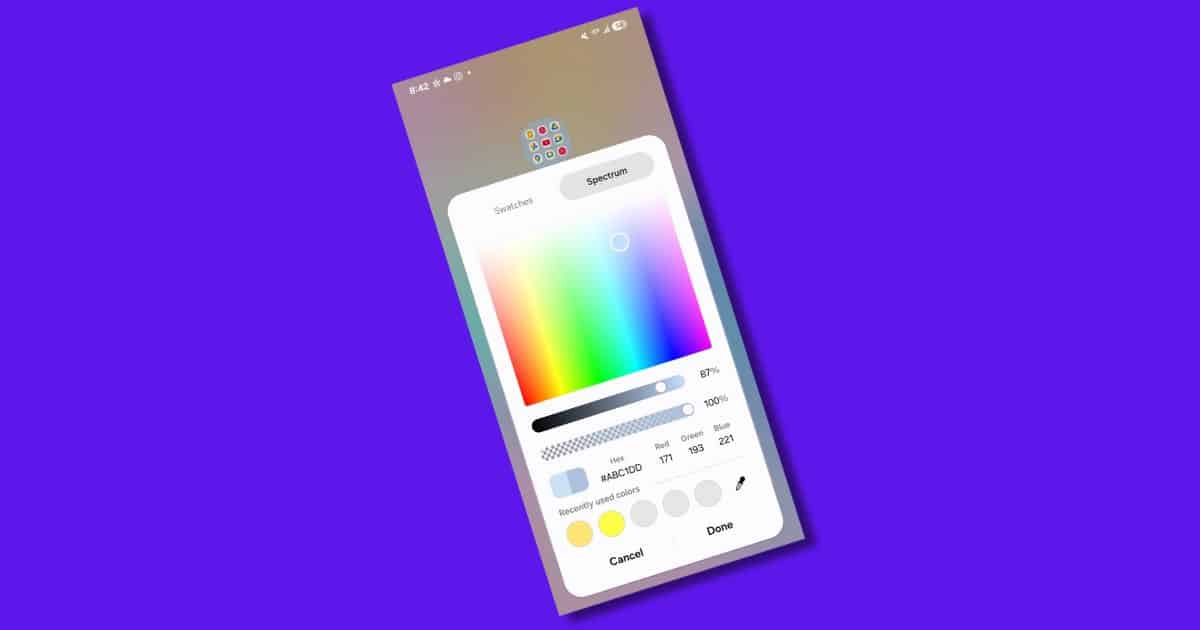 One UI 7.0’s Color Picker Tool