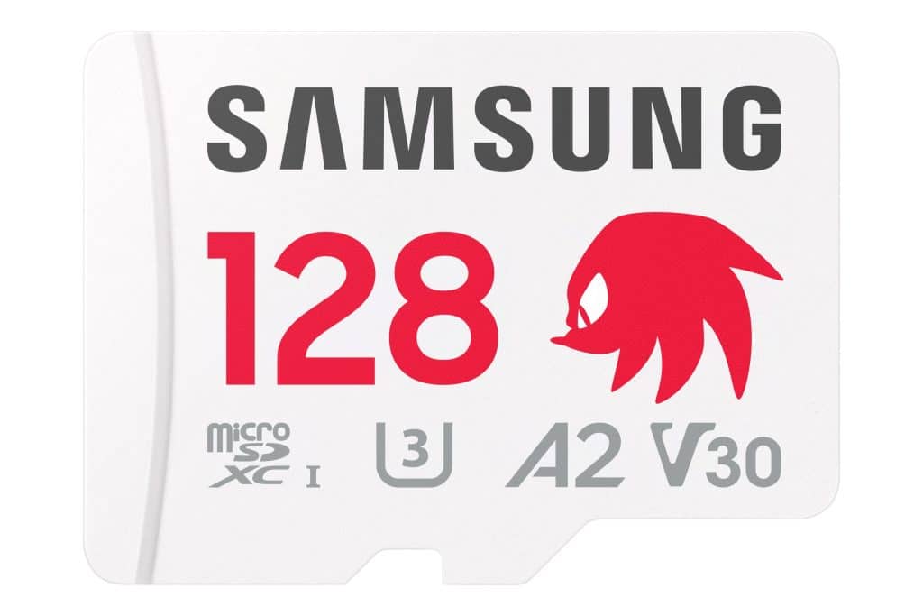 Samsung Sonic the Hedgehog series microSD cards 128GB