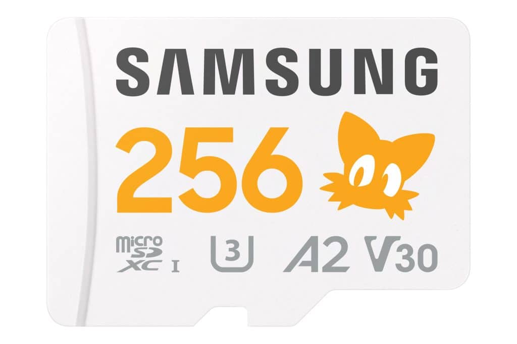 Samsung Sonic the Hedgehog series microSD cards 256GB