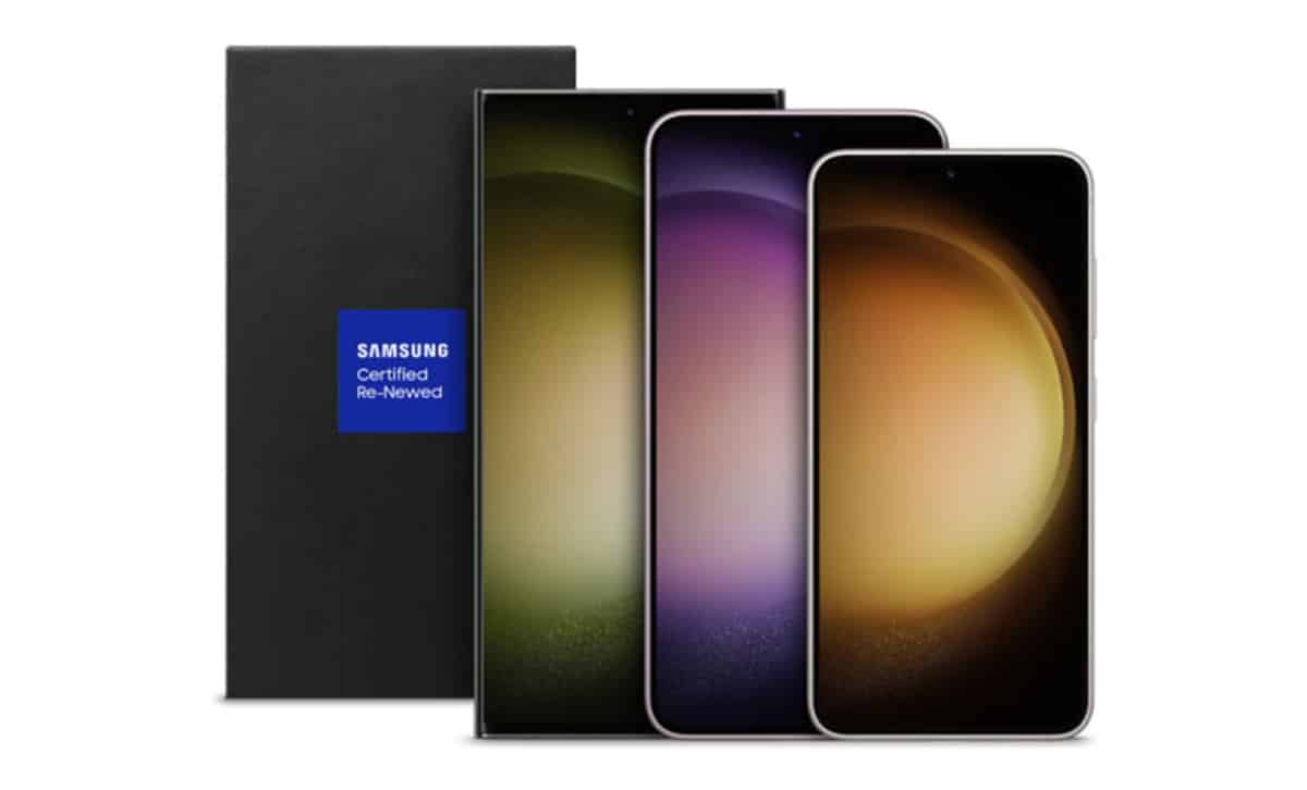 Samsung re-newed phones