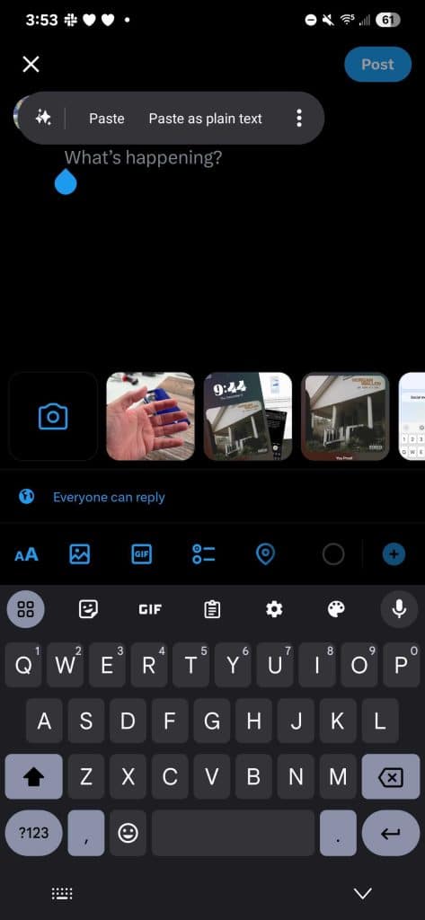 X Gboard Plus Writing Assist