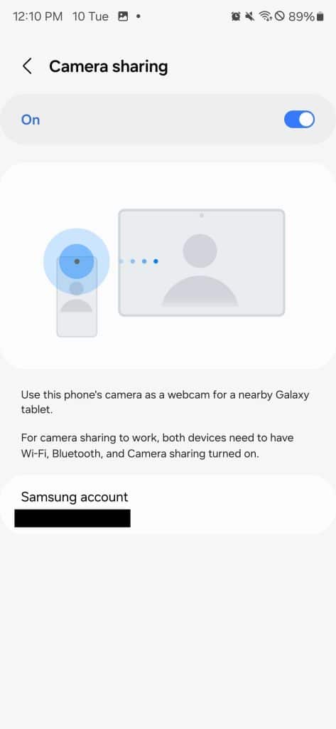 Camera Share One UI 6.1.1