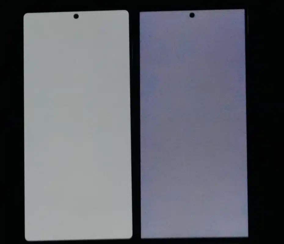 Galaxy S25 Ultra vs S24 Ultra grainy display