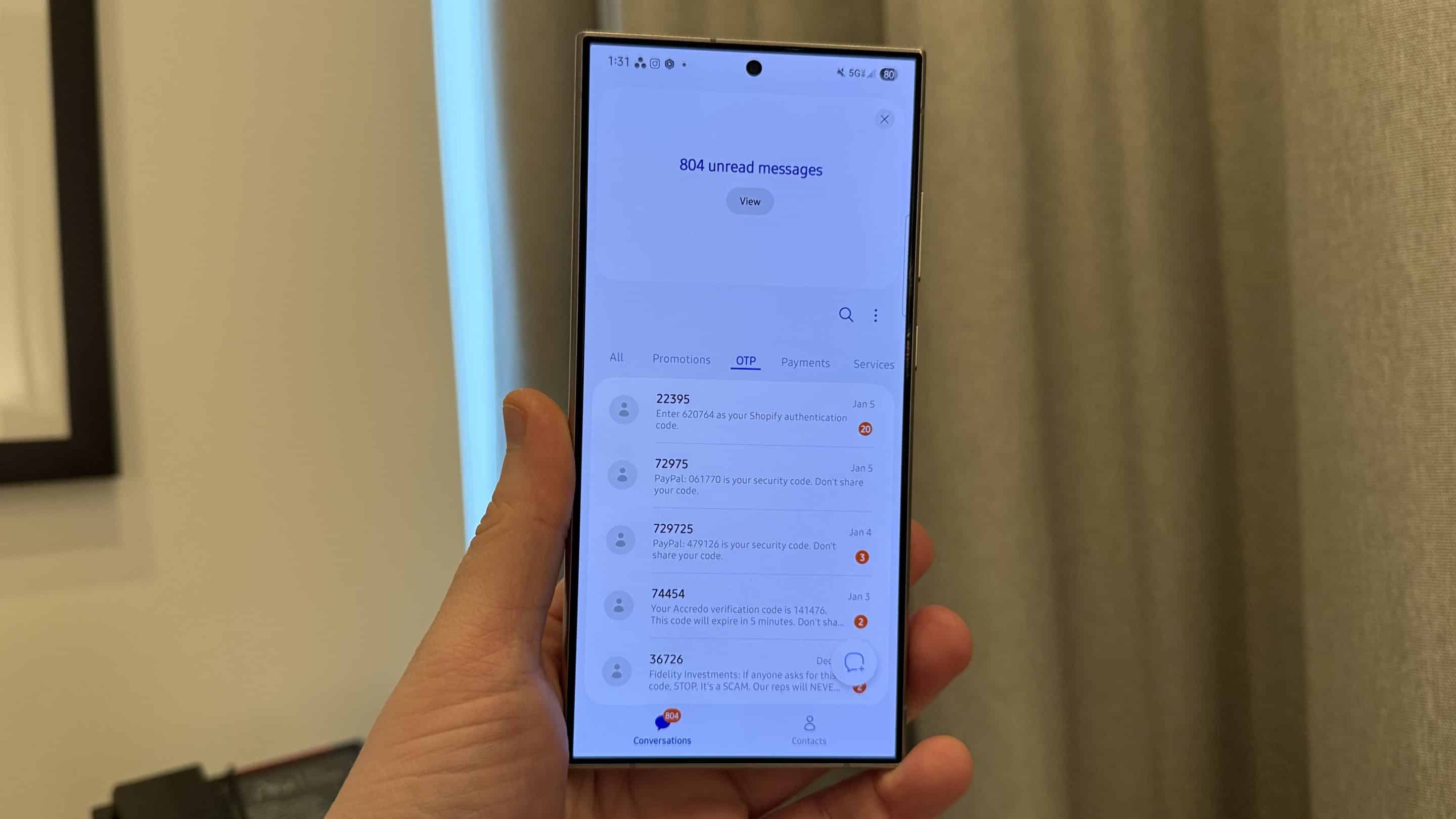 Samsung Messages on S25 Ultra Samsung Messages on S25 Ultra