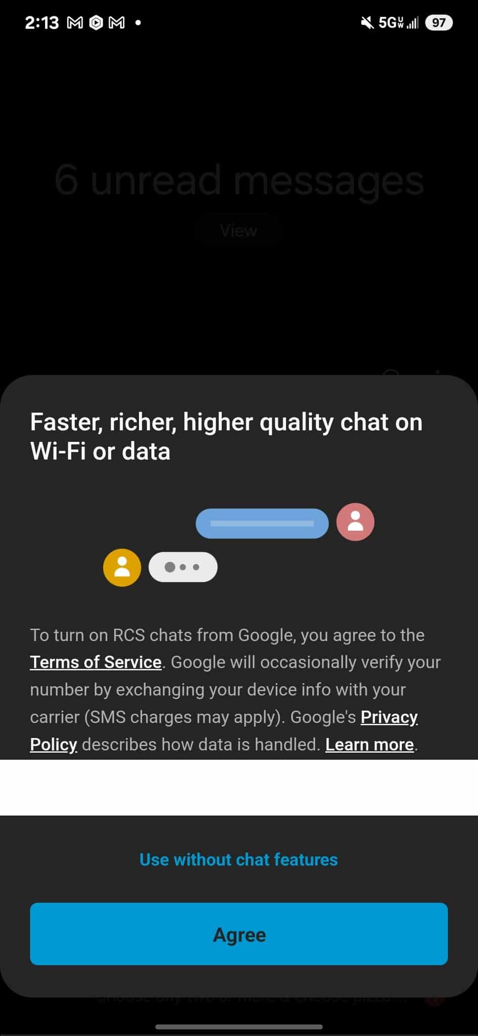 Samsung messages RCS