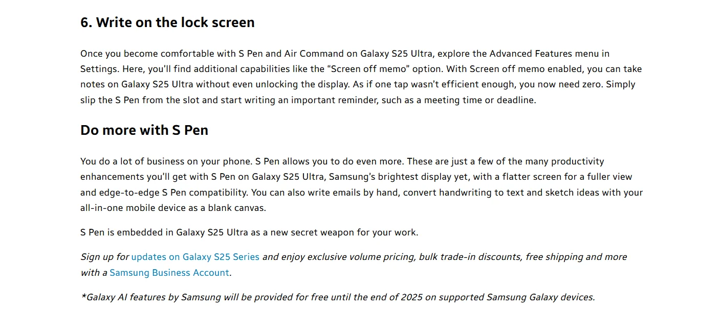Updated Samsung Insights Blog post