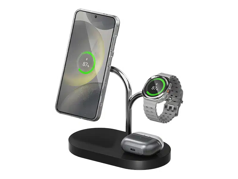 Samsung Releases a 3-in-1 Wireless Charger with Qi2 for Galaxy S25 Series