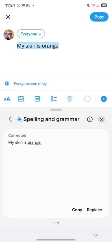 Galaxy AI Content Filter