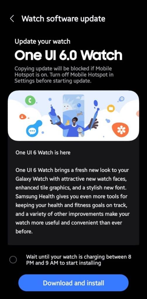 Galaxy Watch 4 Classic One UI 6 Watch update (1)