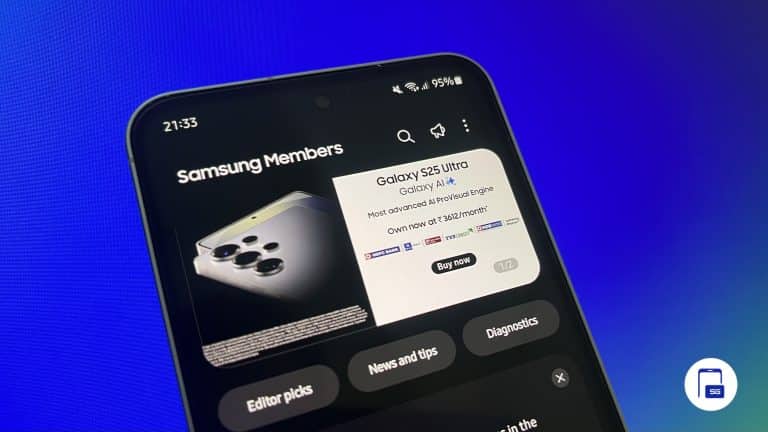 Samsung Members app Galaxy A55