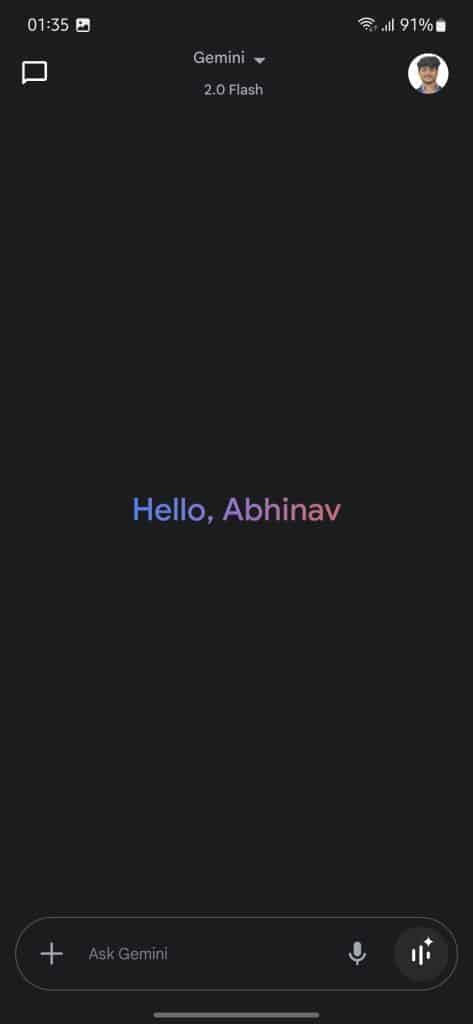 Gemini File Upload Live on Galaxy A55 5G