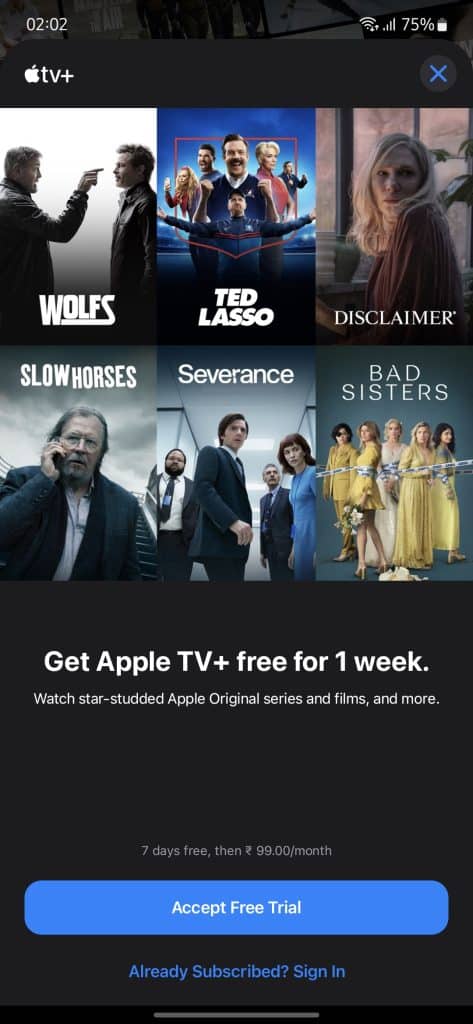 Apple TV app Android