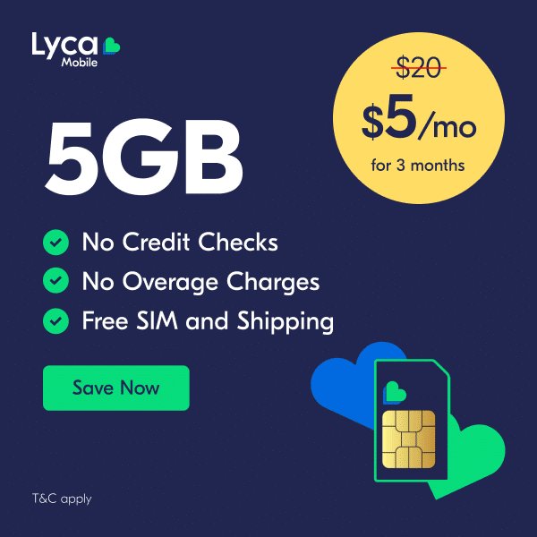 Lyca Mobile 5GB Plan