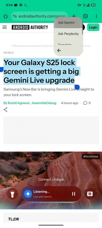 Ask Gemini