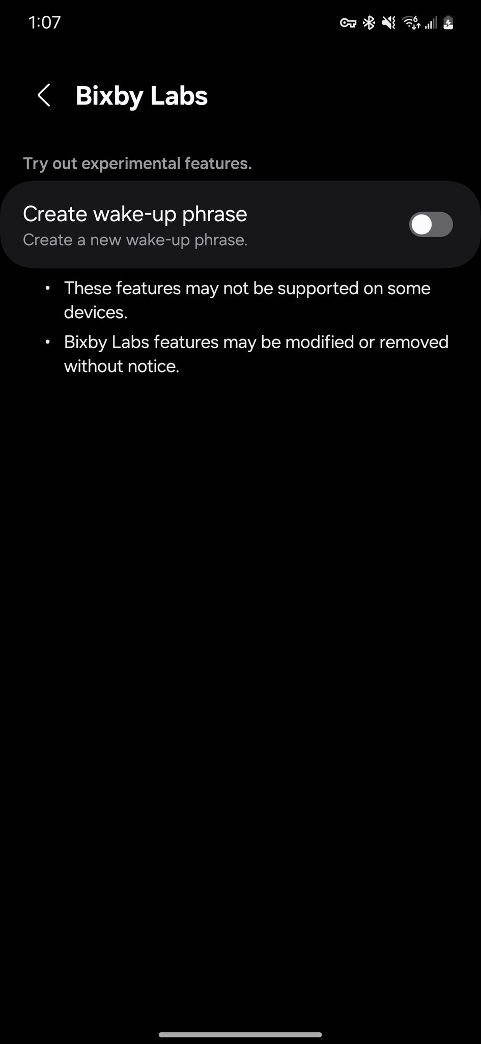 Bixby custom wake-up phrase s24
