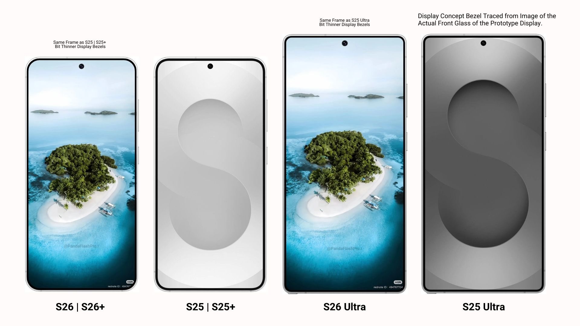 Galaxy S26 series might feature thinner bezels