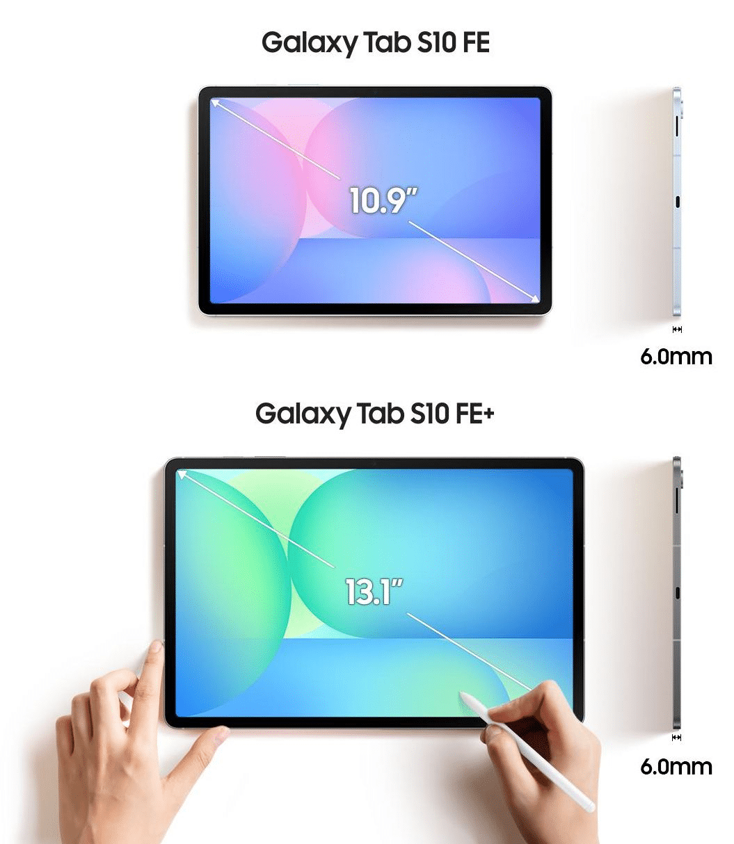Galaxy Tab S10 FE and FE+ leak