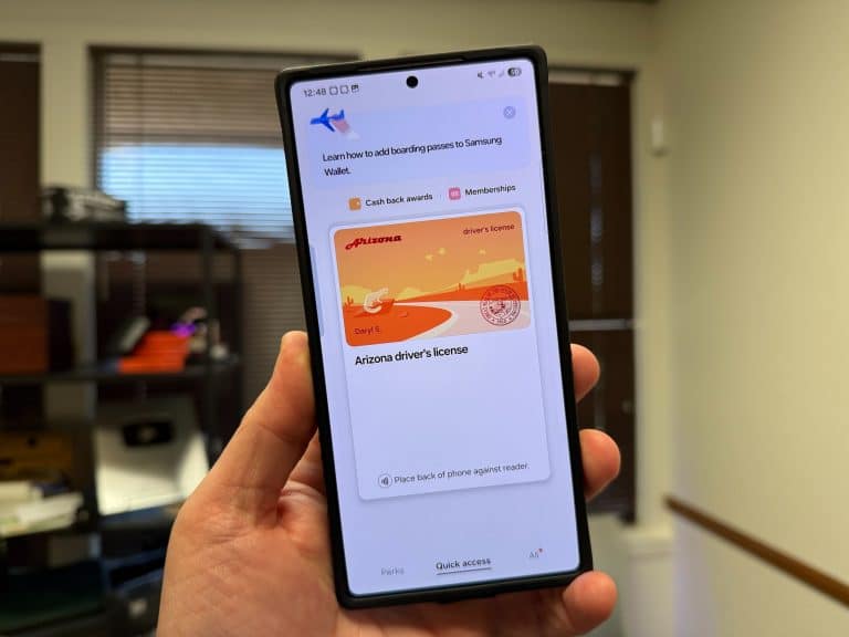 Samsung Wallet Driver's License