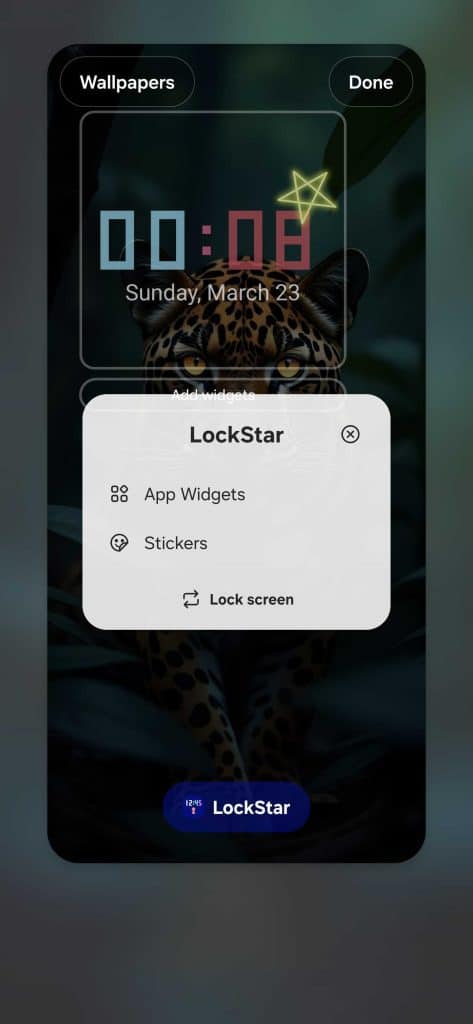LockStar lock screen notifications customization