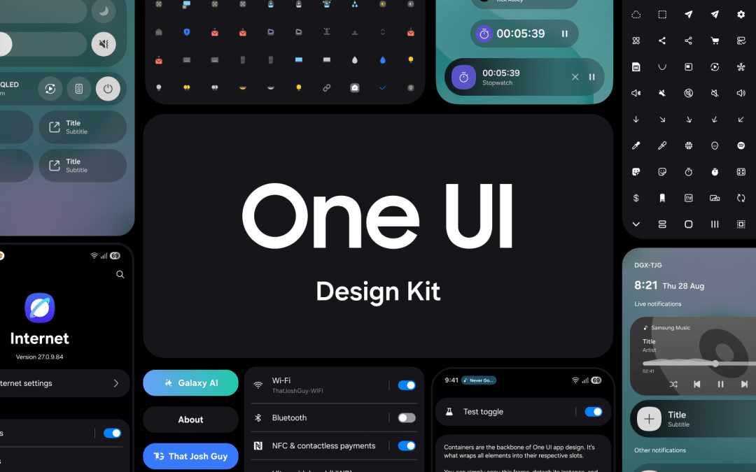 Here’s How to Make A One UI App – One UI Design Kit Explained